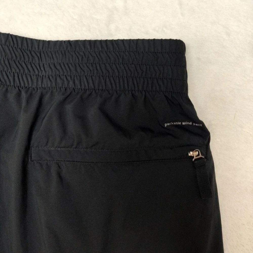 Adidas Track Pants Mens M Black Climaproof Wind Windproof Running Golf Tennis